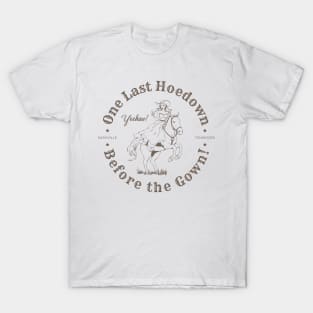 Nashville Bachelorette Party Design - Funny Cowgirl Bachelorette Party Shirt T-Shirt